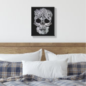 Skull-Leinwand Leinwanddruck (Insitu (Schlafzimmer))