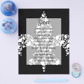 Skull Lilie Flyer (Einzeln)