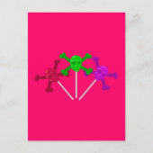 Skull Lollipops Postkarte (Vorderseite)