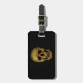 Skull Luggage Tag Gepäckanhänger (Vorderseite vertikal)