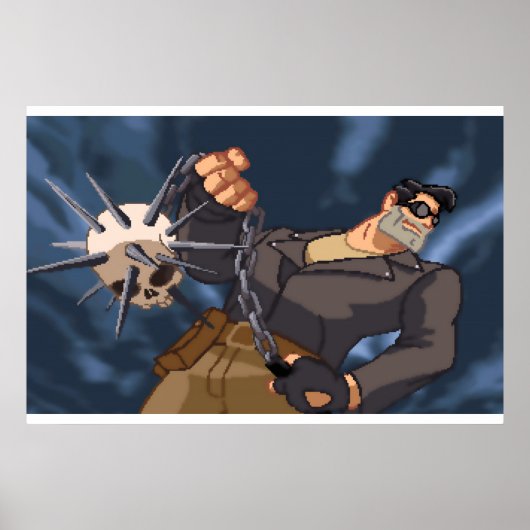 Skull Mace Poster (Vorne)
