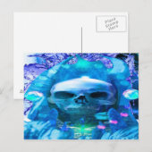 Skull Magician Postkarte (Vorne/Hinten)