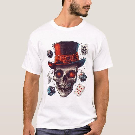 Skull Magician�s Hat T-Shirt (Vorderseite)