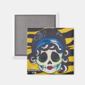 Skull Magnet (Vorderseite/Rückseite)