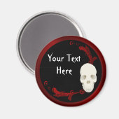 Skull Magnet (Vorderseite/Rückseite)