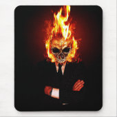 Skull man fire mousepad (Vorne)
