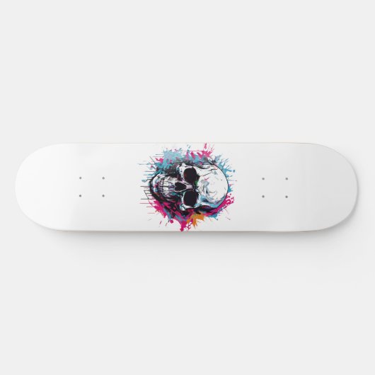 Skull Meme Skateboard (Horizontal)