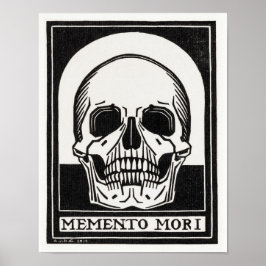 Skull Memento Mori von Julie de Graag Poster