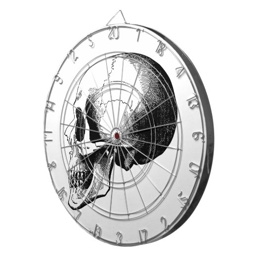 Skull-Metallkäfig Dartscheibe (Vorderseite rechts)