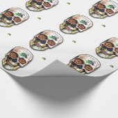 skull mexican geschenkpapier (Ecke)