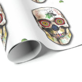 skull mexican geschenkpapier (Rolleneckpunkt)