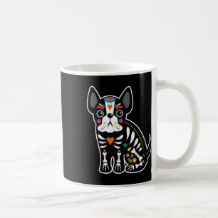 Skull mexikanische Bulldog Halloween Kaffeetasse