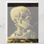 Skull mit brennender Zigarette von Vincent van Gog (Vorne/Hinten)