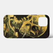 Skull mit brennender Zigarette von Vincent van Gog Case-Mate iPhone Hülle (Rückseite (Horizontal))