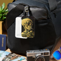 Skull mit brennender Zigarette von Vincent van Gog