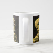 Skull mit brennender Zigarette von Vincent van Gog Jumbo-Tasse (Rückseite)