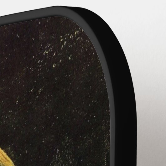 Skull mit brennender Zigarette von Vincent van Gog Pickleball Schläger (Linke Seite)