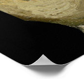 Skull mit brennender Zigarette von Vincent van Gog Poster (Ecke)