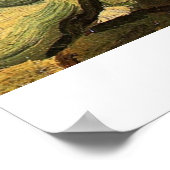 Skull mit brennender Zigarette von Vincent van Gog Poster (Ecke)