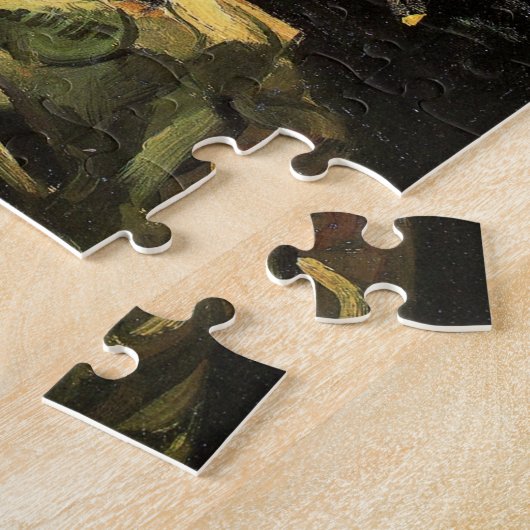 Skull mit brennender Zigarette von Vincent van Gog Puzzle (Seite)