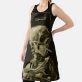 Skull mit brennender Zigarette von Vincent van Gog Schürze (InSitu)