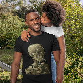 Skull mit brennender Zigarette von Vincent van Gog T-Shirt