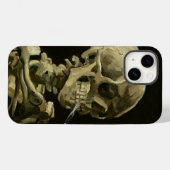 Skull mit Cigarette Van Gogh Case Mate (Rückseite (Horizontal))
