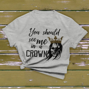 Skull mit Crown Queen Women's Graphic T-Shirt