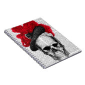 Skull mit Red Hat Notizblock (Rechte Seite)