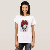 Skull mit Red Hat T-Shirt (Vorne ganz)