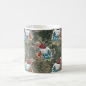 Skull mit Rose Blume Kaffeetasse (Mittel)