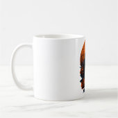 Skull mit Rose & Crow Gothic-Tasse Kaffeetasse (Links)