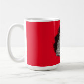 Skull mit Samurai Helmet Kaffeetasse (Links)