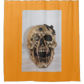 Skull mit Skorpion Duschvorhang (Vorderseite)