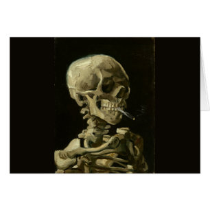 Skull mit Zigarette von Van Gogh