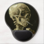 Skull mit Zigarette von Van Gogh Gel Mousepad<br><div class="desc">Ein perfektes Design,  das in der Wirtschaft oder im Privatleben funktioniert. Ein einfacher,  minimalistischer,  perfekter Look. Nur für dich.</div>