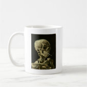 Skull mit Zigarette von Van Gogh Kaffeetasse (Links)