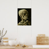 Skull mit Zigarette von Van Gogh Poster (Küche)
