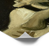 Skull mit Zigarette von Van Gogh Poster (Ecke)