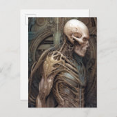 Skull Monster Gothic Horror Art Postkarte (Vorne/Hinten)