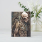 Skull Monster Gothic Horror Art Postkarte (Stehend Vorderseite)
