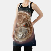 Skull Moon Halloween Schürze (InSitu)