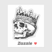 Skull Moth Aufkleber (Blatt)