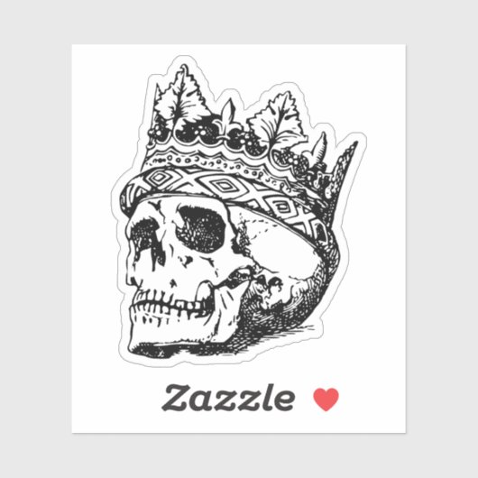 Skull Moth Aufkleber (Blatt)