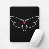 Skull Moths Skull Moth Death Moth - Entomologie Mousepad (Mit Mouse)
