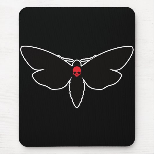 Skull Moths Skull Moth Death Moth - Entomologie Mousepad (Vorne)