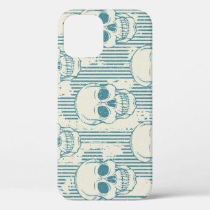 Skull Motif: Nahtlose Freehand Muster Case-Mate iPhone Hülle