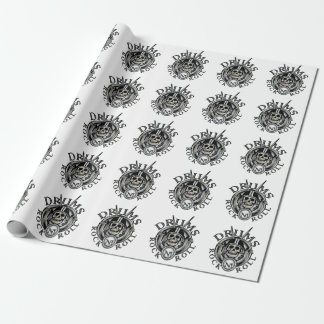 Skull Motorcycle Geschenkpapier