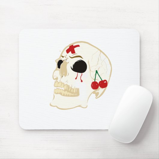 skull mousepad (Mit Mouse)