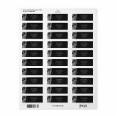 Skull Moving Gothic Coole Schwarz-weiße Tattoo Sho (Vorne)